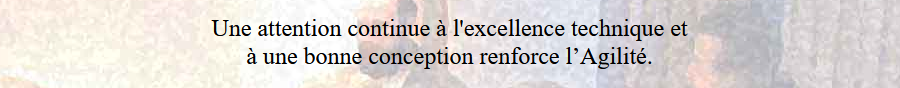 La biabilité du résultat est une base du développement Agile de logiciels